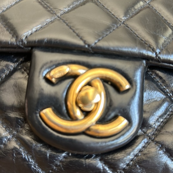 Authentic CHANEL top handle bag! Hard to find!! - Picture 3 of 9